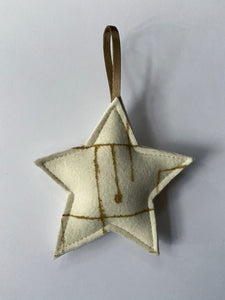 Star Ornament Chalkine Gold