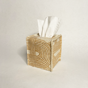 Tissue Box Cover Merino Wool Felt Rake Bamboo