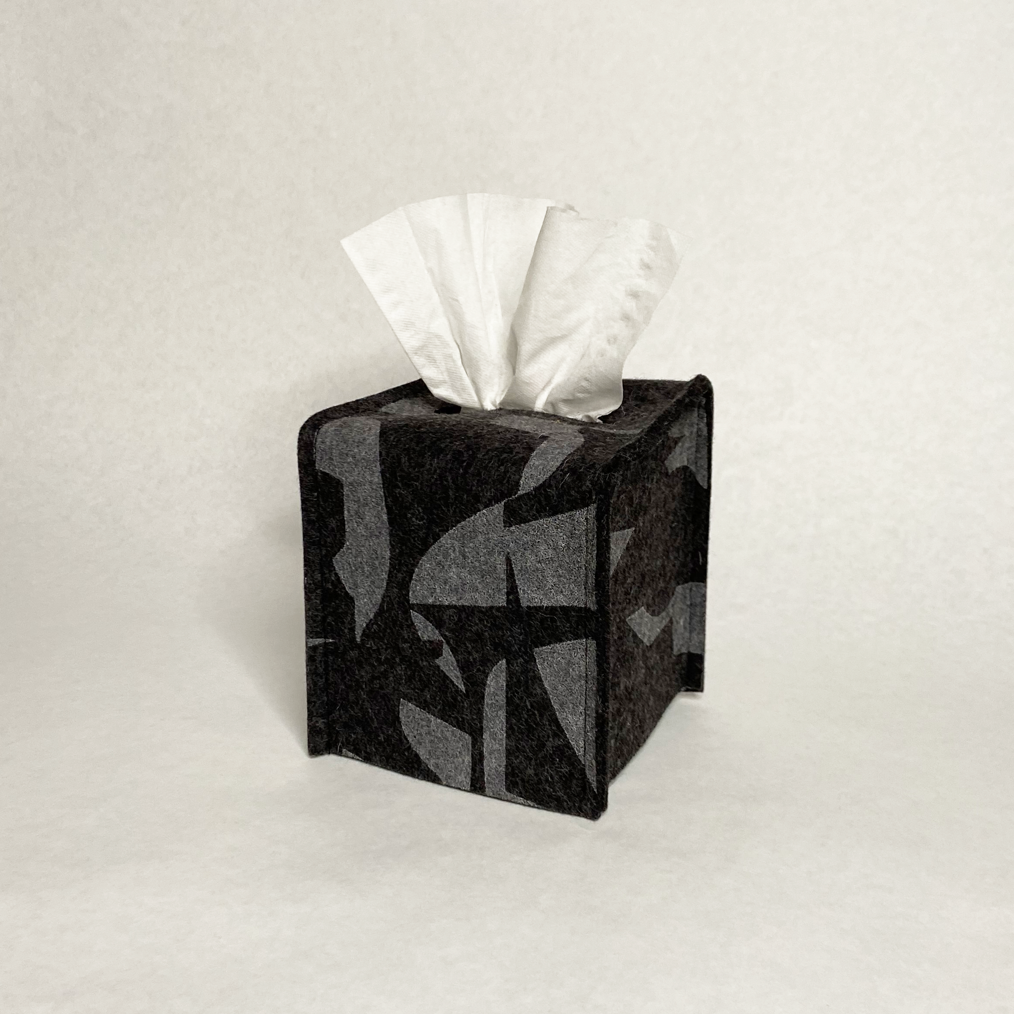 Tissue Box Cover Fragment Charcoal