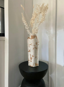 Vase Sleeve Merino Wool Felt 'Fragment' Bamboo Tall